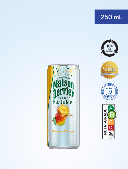 Maison Perrier Magnetic Juice Sparkling Beverage - Pineapple & Mango (BCRS-applicable)